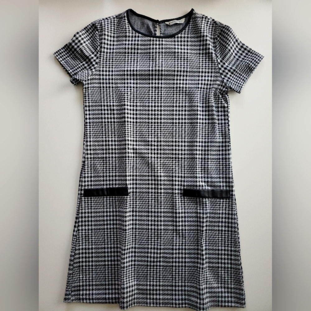 🍂 Chic Pied de Poule Dress for Everyday Elegance 🖤